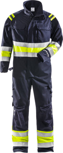 Coverall FRISTADS FLAMESTAT HIGH VIS COVERALL CL 1 8174 ATHS
