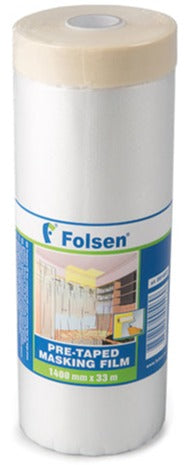 Pre-taped masking film FOLSEN