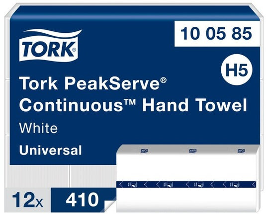 Roku dvieļi Tork PeakServe Continuous 410 gab. 1-kārta H5 100585 12 gab.