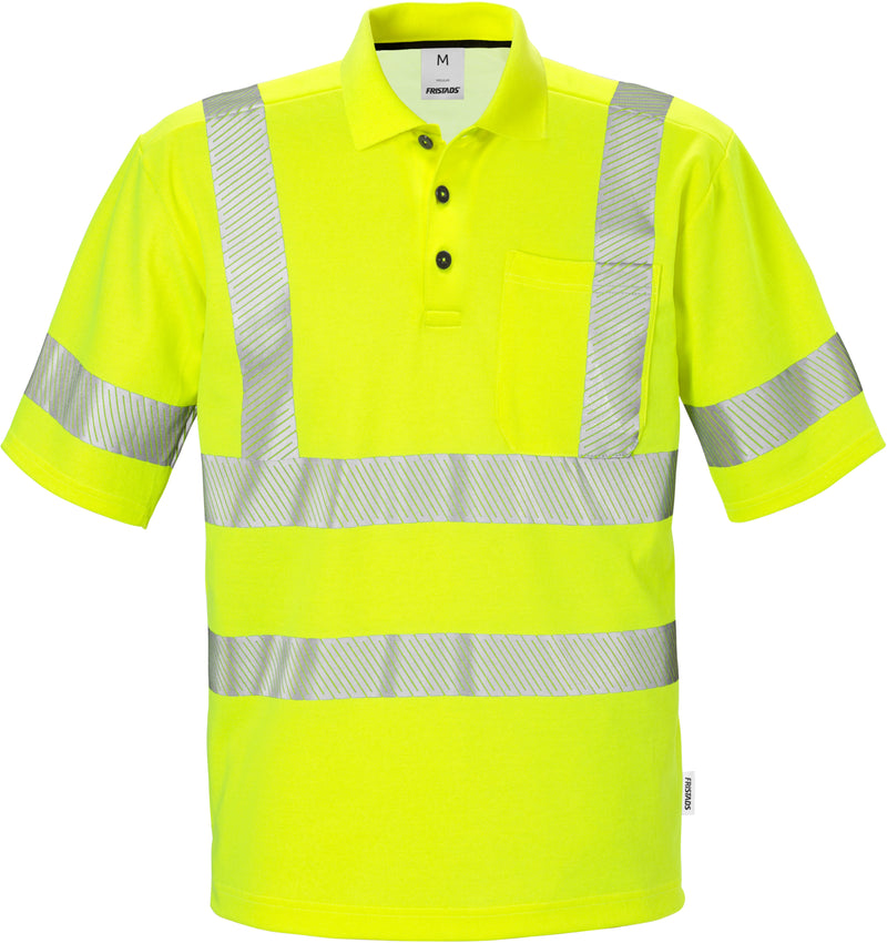Load image into Gallery viewer, Polo shirt FRISTADS HIGH VIS POLO SHIRT CLASS 3 7406 PHV
