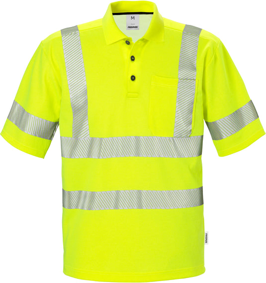 Polo shirt FRISTADS HIGH VIS POLO SHIRT CLASS 3 7406 PHV
