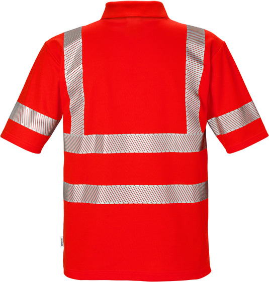 Polo shirt FRISTADS HIGH VIS POLO SHIRT CLASS 3 7406 PHV