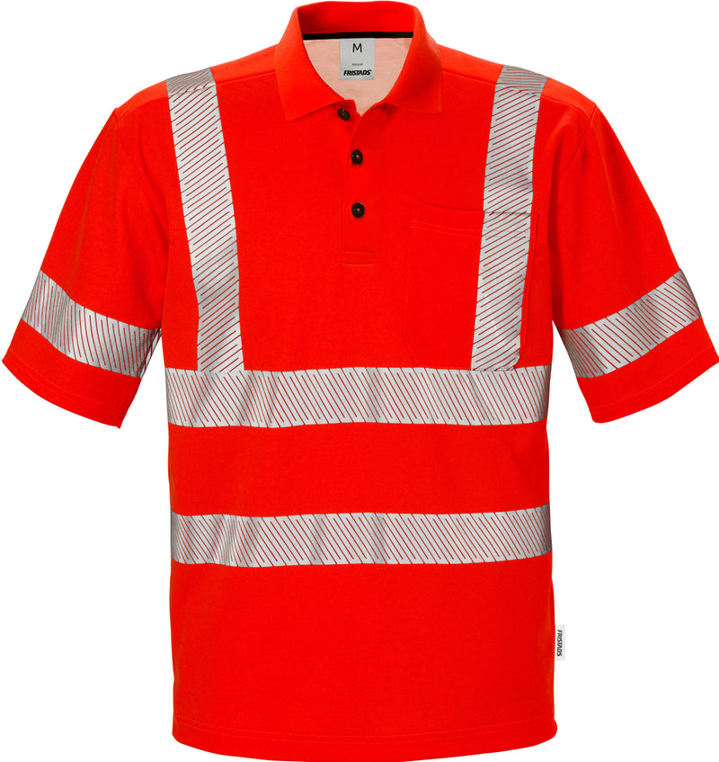 Load image into Gallery viewer, Polo shirt FRISTADS HIGH VIS POLO SHIRT CLASS 3 7406 PHV
