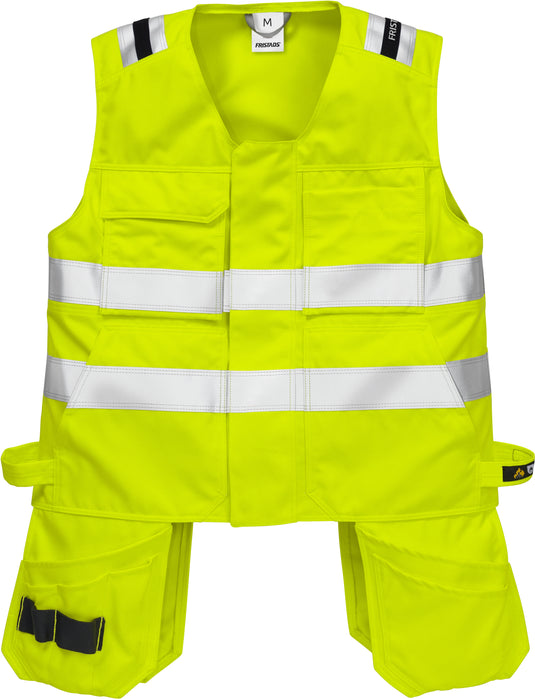 Flame retardant work vests