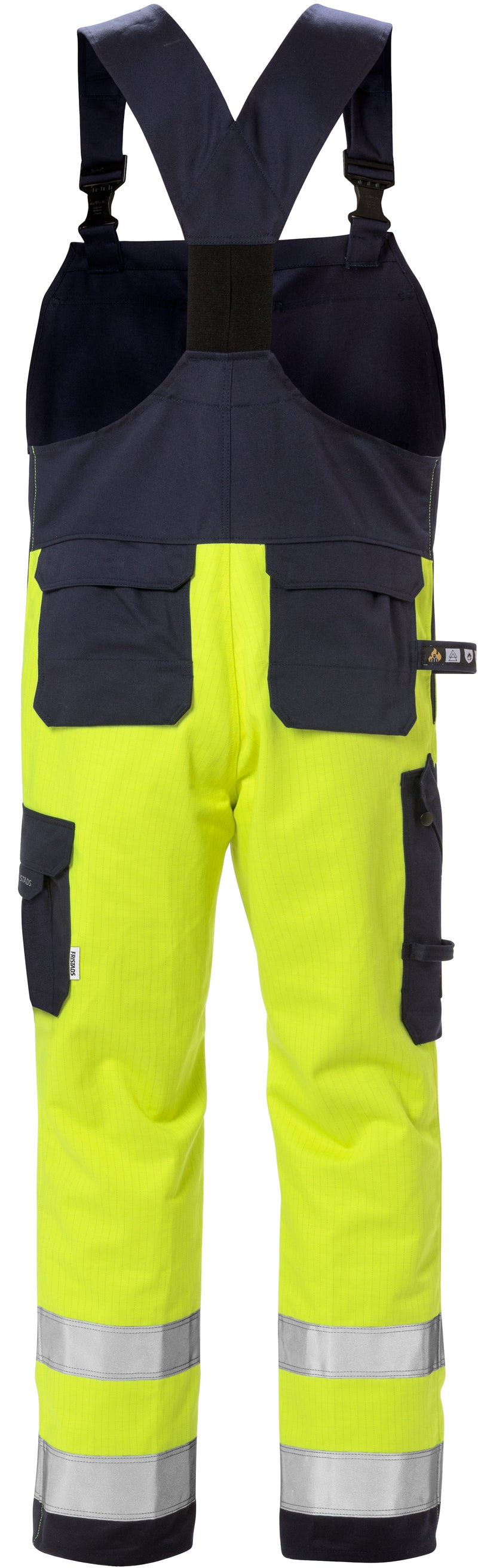 Load image into Gallery viewer, Bib &amp; Brace FRISTADS FLAME HIGH VIS BIB&#39;N&#39;BRACE CLASS 2 1584 FLAM
