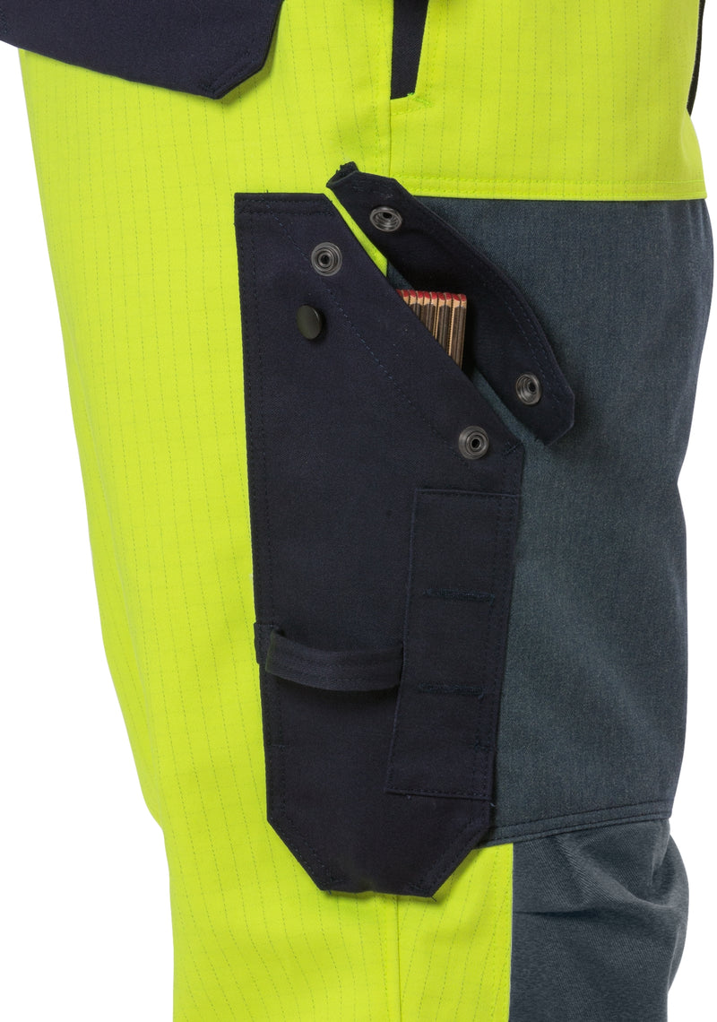 Load image into Gallery viewer, Bib &amp; Brace FRISTADS FLAME HIGH VIS BIB&#39;N&#39;BRACE CLASS 2 1584 FLAM
