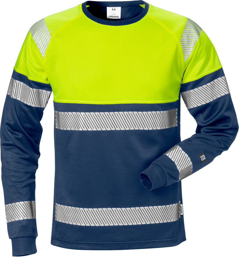 Load image into Gallery viewer, T-shirt FRISTADS HIGH VIS LONG SLEEVE T-SHIRT CLASS 1 7519 THV
