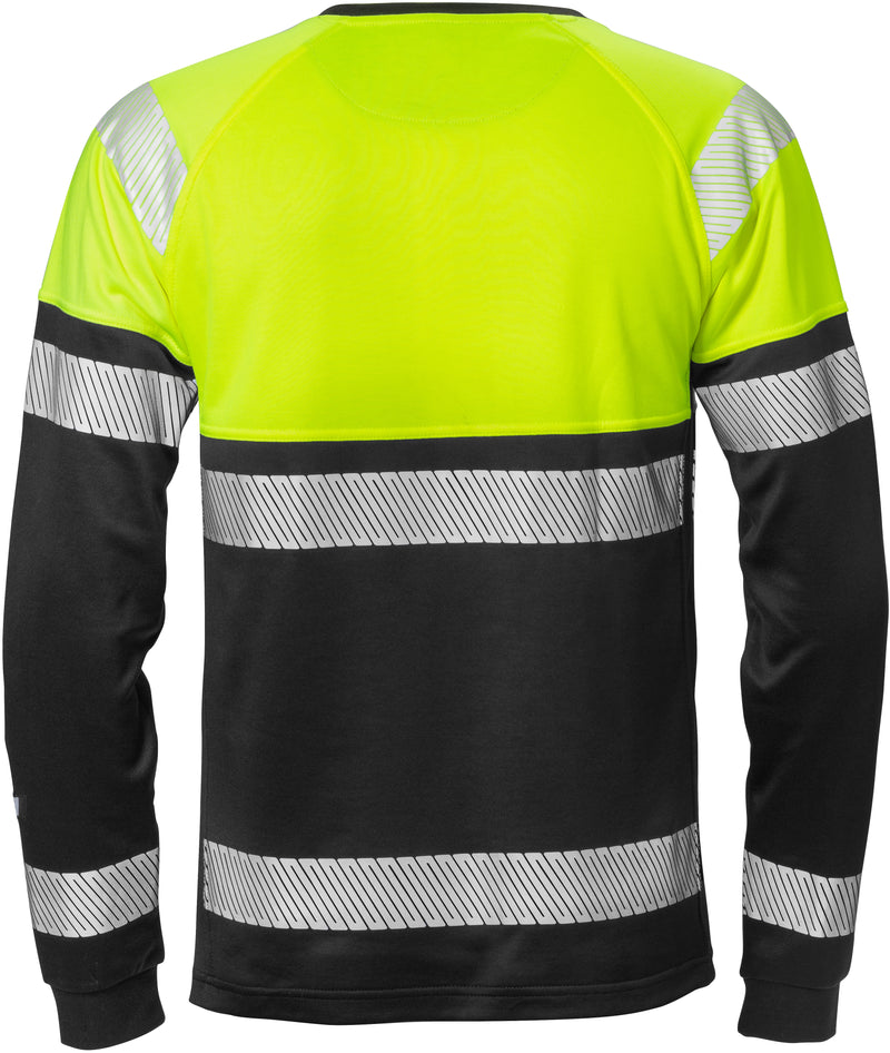 Load image into Gallery viewer, T-shirt FRISTADS HIGH VIS LONG SLEEVE T-SHIRT CLASS 1 7519 THV
