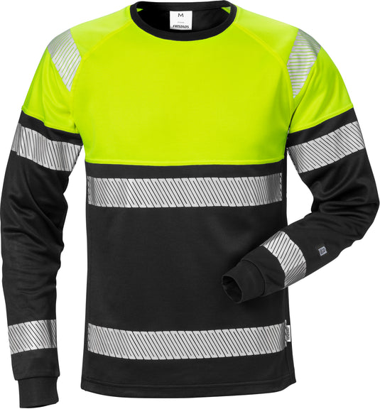 T-shirt FRISTADS HIGH VIS LONG SLEEVE T-SHIRT CLASS 1 7519 THV