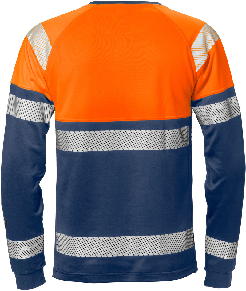Load image into Gallery viewer, T-shirt FRISTADS HIGH VIS LONG SLEEVE T-SHIRT CLASS 1 7519 THV
