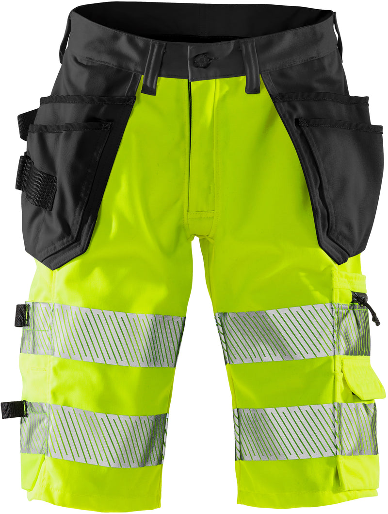 Load image into Gallery viewer, Shorts FRISTADS HIGH VIS CRAFTSMAN STRETCH SHORTS CLASS 1 2509 PLU

