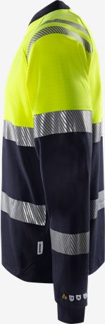 Load image into Gallery viewer, T-shirt FRISTADS FLAMESTAT HIGH VIS LONG SLEEVE T-SHIRT CLASS 1 7107 TFL
