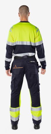 Ielādējiet attēlu galerijas skatītājā, T-shirt FRISTADS FLAMESTAT HIGH VIS LONG SLEEVE T-SHIRT CLASS 1 7107 TFL
