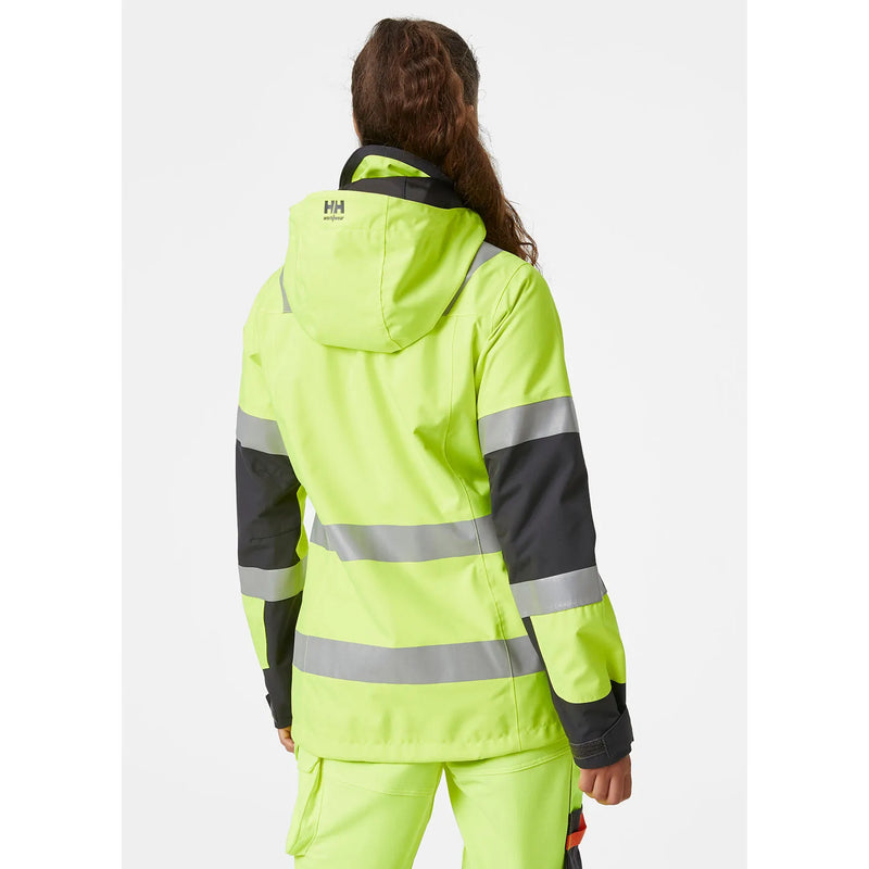 Ielādējiet attēlu galerijas skatītājā, Sieviešu Jaka HELLY HANSEN Luna Hi-Vis Waterproof Shell 71294
