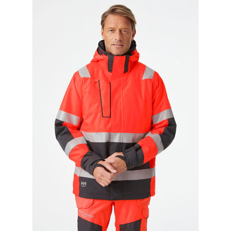 Ielādējiet attēlu galerijas skatītājā, Jaka HELLY HANSEN ALNA 2.0 HI VIS WINTER INSULATED 71392
