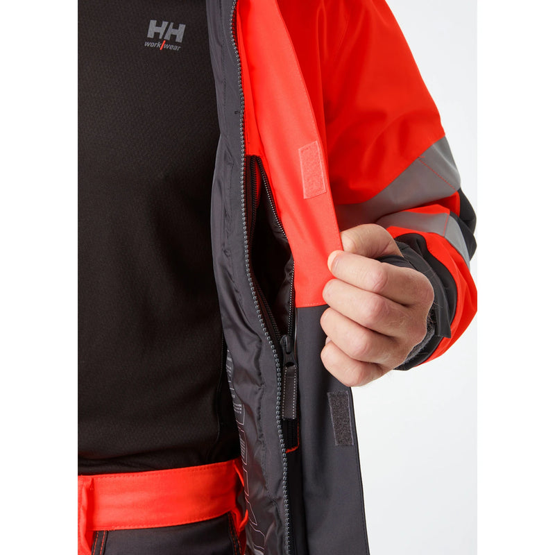 Ielādējiet attēlu galerijas skatītājā, Jaka HELLY HANSEN ALNA 2.0 HI VIS WINTER INSULATED 71392
