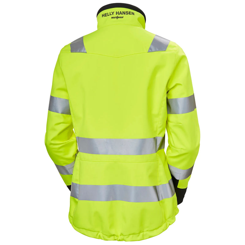 Load image into Gallery viewer, Women&#39;s Jacket HELLY HANSEN Luna Hi-Vis Softshell 74098
