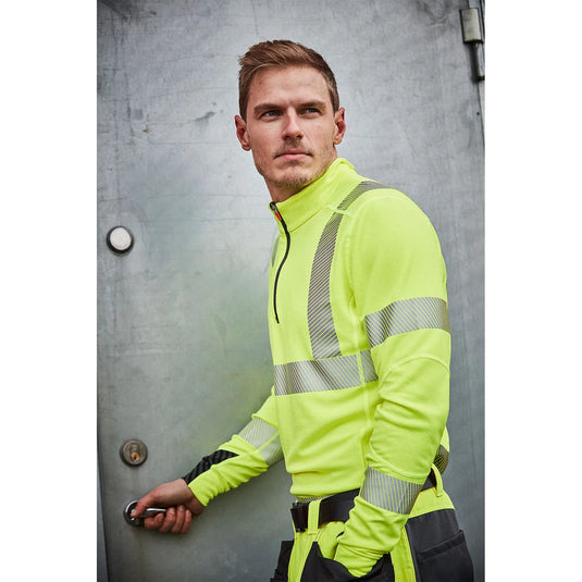 Shirt HELLY HANSEN ICU LIFA Active Hi Vis Base Layer Half Zip 75110