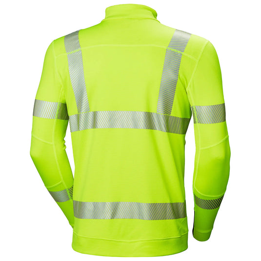 Shirt HELLY HANSEN ICU LIFA Active Hi Vis Base Layer Half Zip 75110