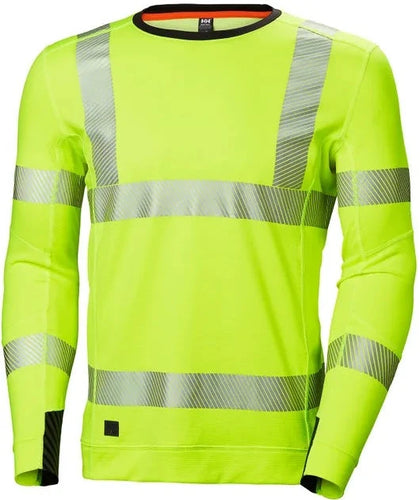 Shirt HELLY HANSEN ICU LIFA Active Hi Vis Base Layer Crewneck 75111