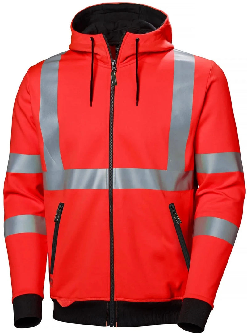 Load image into Gallery viewer, Hoodie HELLY HANSEN Addvis Hi Vis Zip 79094

