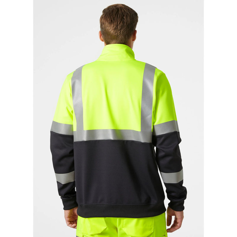 Ielādējiet attēlu galerijas skatītājā, Džemperis HELLY HANSEN Addvis Hi Vis Half Zip Class 1 79257
