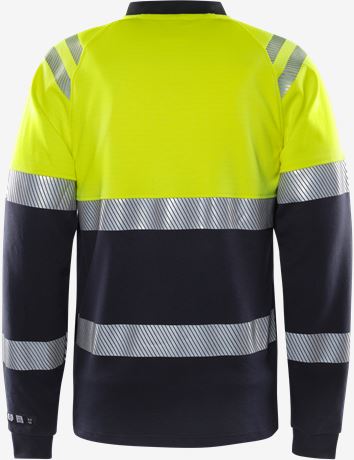 Load image into Gallery viewer, T-shirt FRISTADS FLAMESTAT HIGH VIS LONG SLEEVE T-SHIRT CLASS 1 7107 TFL
