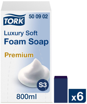 Foam soap TORK Luksus 800ml S3 500902