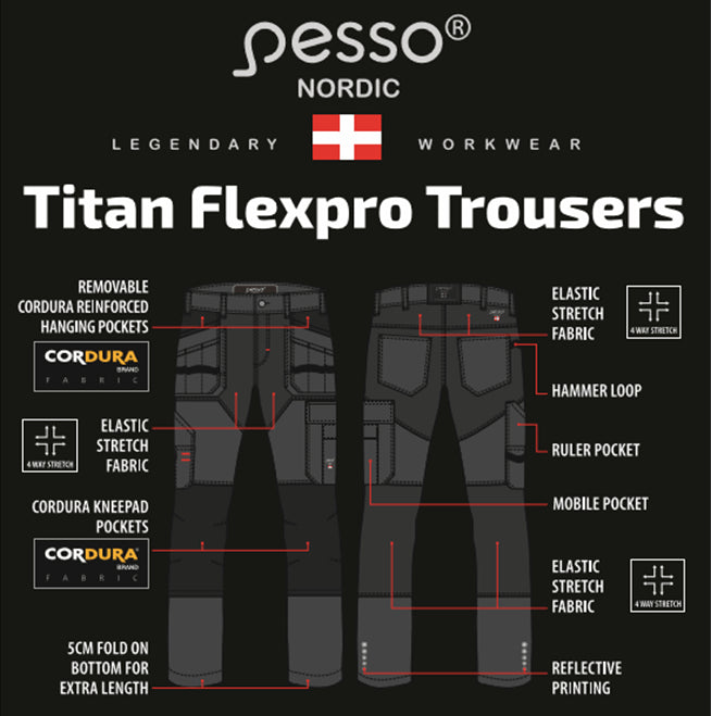 Load image into Gallery viewer, Trousers PESSO TITAN FLEXPRO 125
