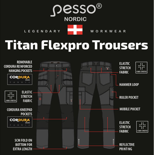 Trousers PESSO TITAN FLEXPRO 125