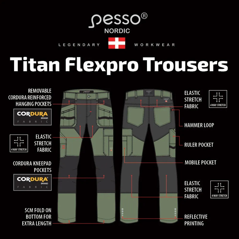 Load image into Gallery viewer, Trousers PESSO TITAN FLEXPRO 125
