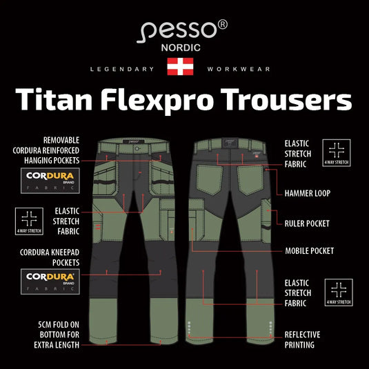 Trousers PESSO TITAN FLEXPRO 125