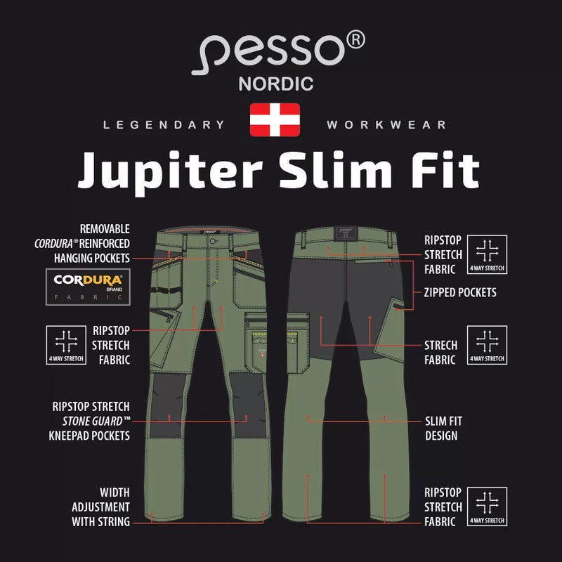 Load image into Gallery viewer, Trousers PESSO JUPITER SLIM FIT KD175
