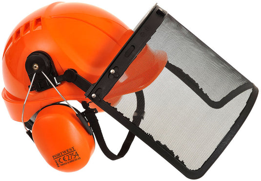 Face shield +helmet + earmuffs PORTWEST PW98