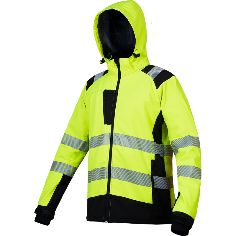 Ielādējiet attēlu galerijas skatītājā, Jaka STEPO TEXAS Hi-Vis SOFTSHELL

