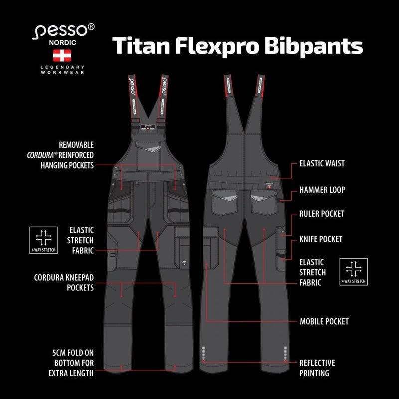 Load image into Gallery viewer, Bib &amp; Brace PESSO TITAN FLEXPRO 125 - TEXX
