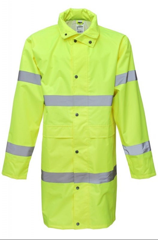 Coat BOSAFETY OXFORD COAT 100CM HI-VIS CLASS 3 - TEXX