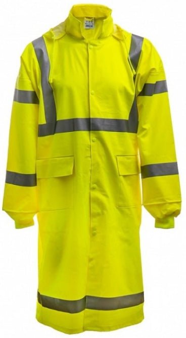 Load image into Gallery viewer, Coat BOSAFETY PU/PVC COAT HI-VIS CLASS 3 - TEXX
