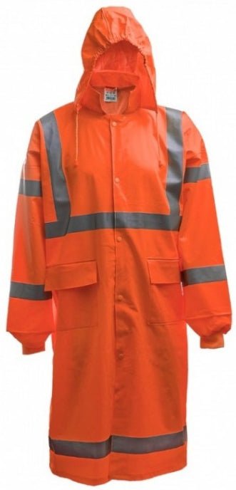 Load image into Gallery viewer, Coat BOSAFETY PU/PVC COAT HI-VIS CLASS 3 - TEXX
