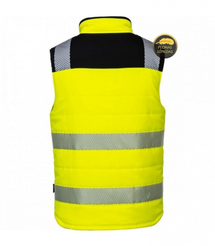 Ielādējiet attēlu galerijas skatītājā, Veste BOSAFETY CANVAS HEATED HI-VIS CLASS 1
