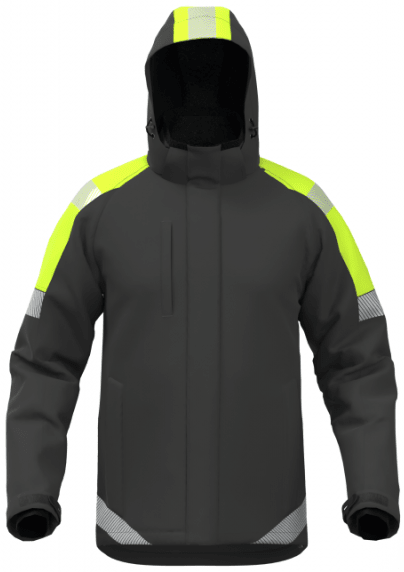 Jacket BOSAFETY ATLANTA WINTER HI-VIS - TEXX
