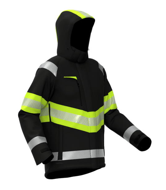 Jacket BOSAFETY ATLANTA WINTER HI-VIS CLASS 1 - TEXX