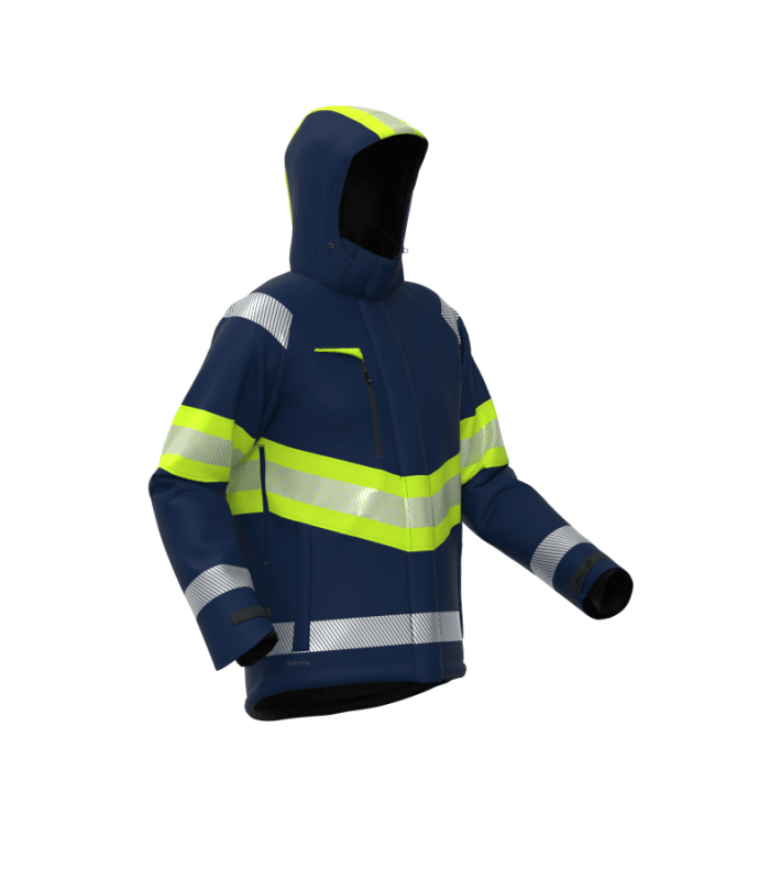 Load image into Gallery viewer, Jacket BOSAFETY ATLANTA WINTER HI-VIS CLASS 1 - TEXX
