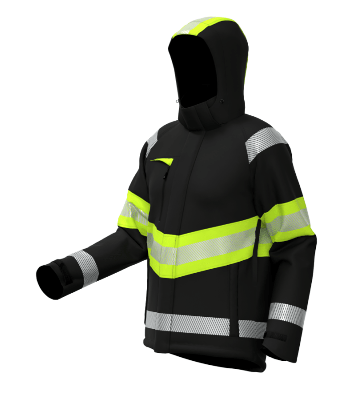 Load image into Gallery viewer, Jacket BOSAFETY ATLANTA WINTER HI-VIS CLASS 1 - TEXX
