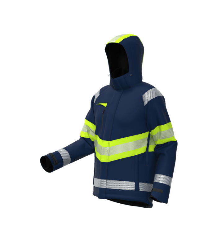 Load image into Gallery viewer, Jacket BOSAFETY ATLANTA WINTER HI-VIS CLASS 1 - TEXX
