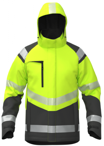 Jacket BOSAFETY ATLANTA WINTER HI-VIS CLASS 2 - TEXX