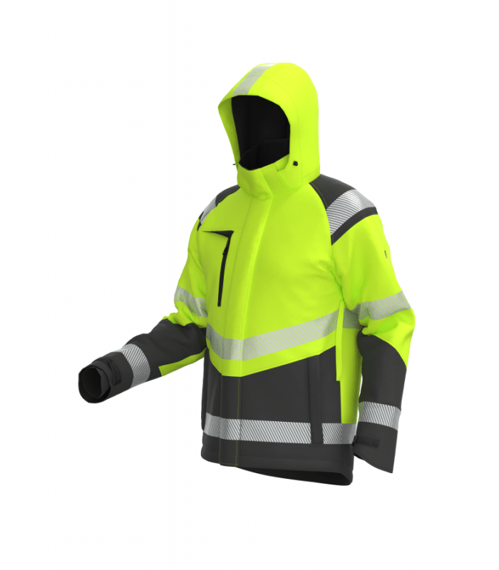 Load image into Gallery viewer, Jacket BOSAFETY ATLANTA WINTER HI-VIS CLASS 2 - TEXX
