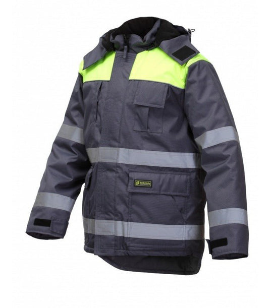 Jacket BOSAFETY OXFORD WINTER CANVAS HI-VIS - TEXX