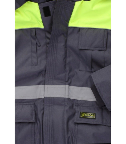 Jacket BOSAFETY OXFORD WINTER CANVAS HI-VIS - TEXX