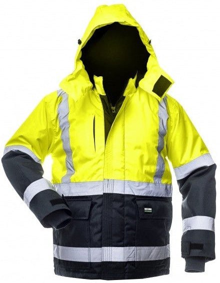 Load image into Gallery viewer, Jacket BOSAFETY OXFORD WINTER CANVAS HI-VIS CLASS 2 - TEXX

